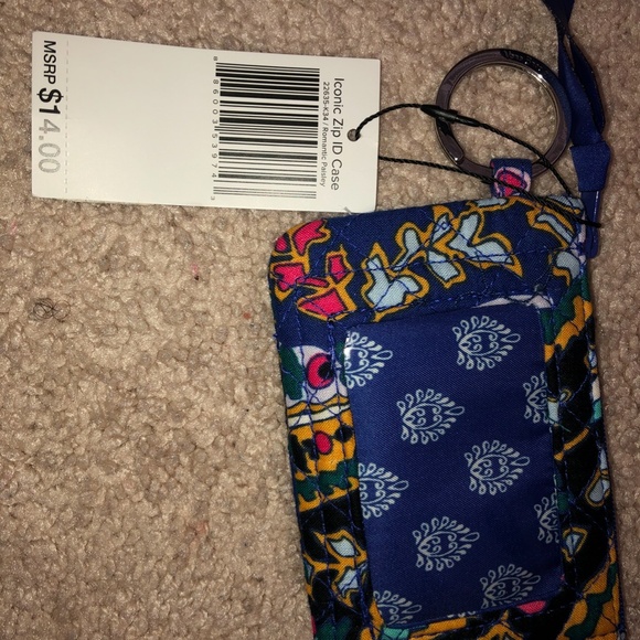 Vera Bradley Zip ID Case and Lanyard - Picture 4 of 5